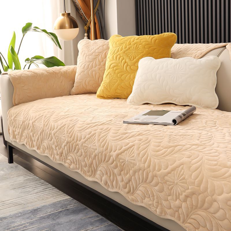 Simple Sofa Cushion Four Seasons Universal Dutch Plush Non-Slip Thickened Seat Cover Cover