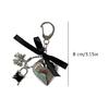 Chic Heart Keyring Unique Decoration Bowknot Keychain Ornament Phone Accessory