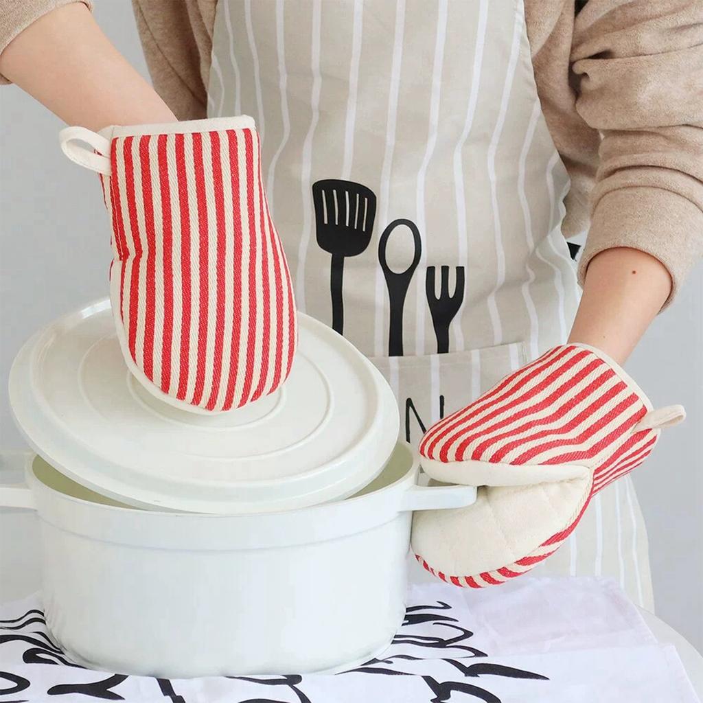 Ugnsklämma, Tjocka Värmebeständiga Handskar För Händer, Med En Greppande Yta, Lämplig För Hand Hot Pot Köksredskap/bakformar 1st