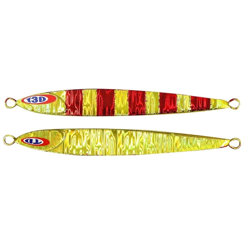 

JACKALL Anchovy Metal Type ZERO 130g Metal Jig with Red Gold Stripe
