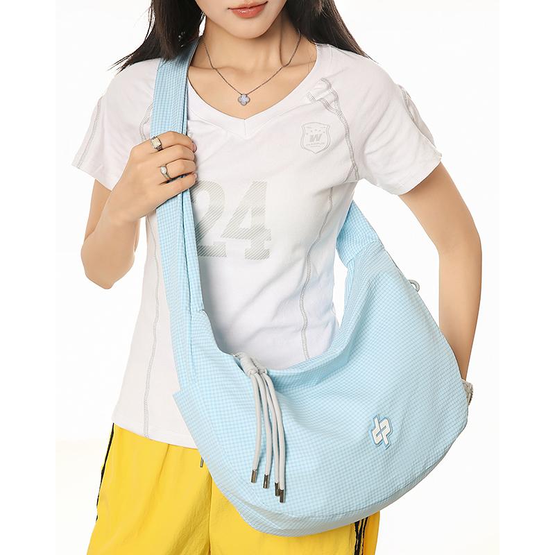 Lightweight Hobo Bag Sports Crossbody Bag Women's Large Capacity Shoulder Bag