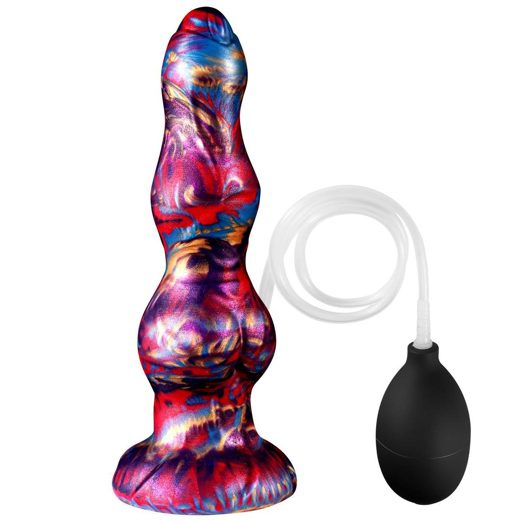 New Water-Spraying Liquid Silicone Anal Plug – Unisex Adult Intimate Toy for Anal and Intimate Use