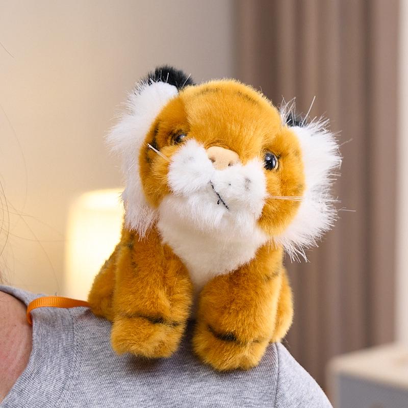 Cute Siberian Tiger Refrigerator Magnet Plush Toy