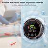 High-Sensitivity 5-in-1 Plug-In Safety Detector Gas Smoke CO Alarm 100dB Alert HD Display Easy Installation Home RV