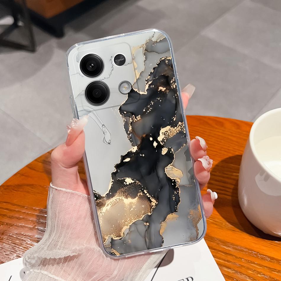 For Redmi Note 13 Pro Plus Phone Case Creative Fun Soft Slim Silicone Transparent Anti Drop Back Cover For Redmi Note13 13Pro+