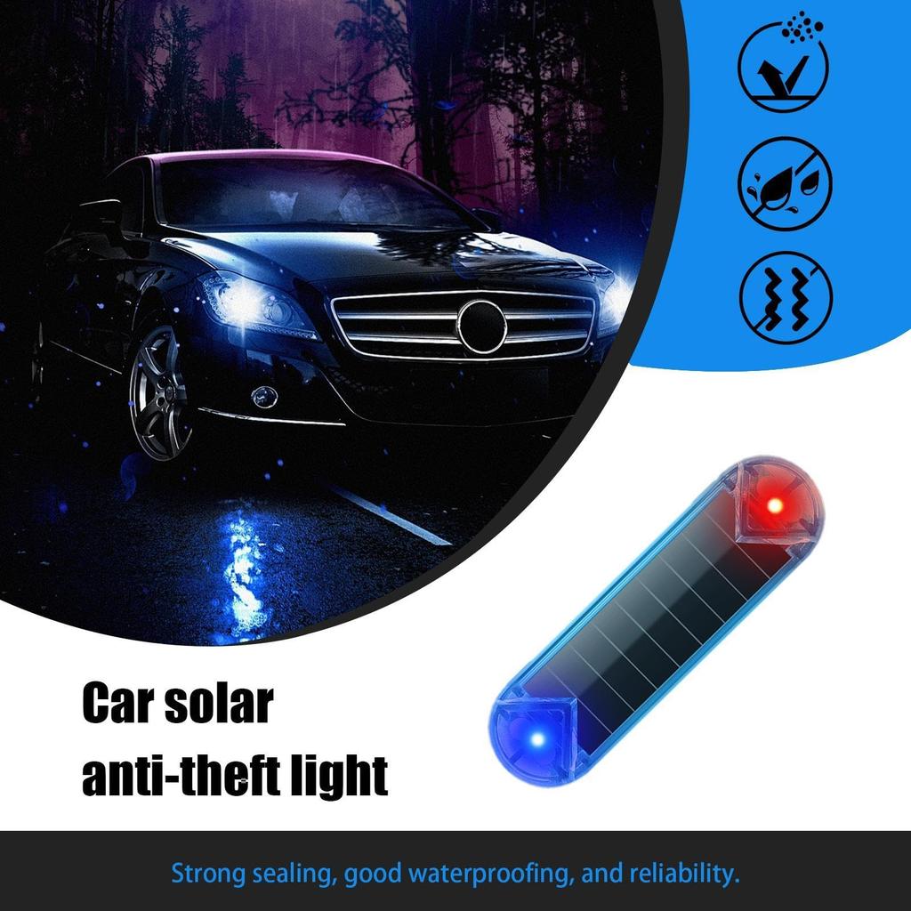 Mdikawe Car Security Anti-Theft Light, Anti-Theft LED Light | Solar Powered Simulation Dummy Alarm