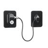 Anti-Theft Child Safety Lock for Outward Opening Windows and Doors - No-Drill Sliding Latch Limiter