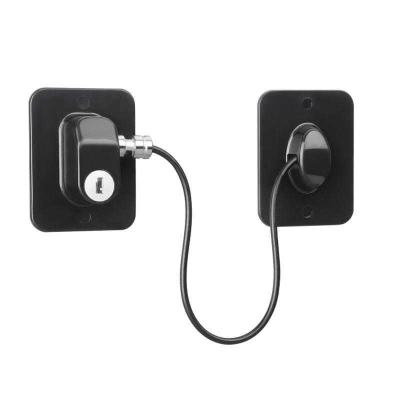 Anti-Theft Child Safety Lock for Outward Opening Windows and Doors - No-Drill Sliding Latch Limiter