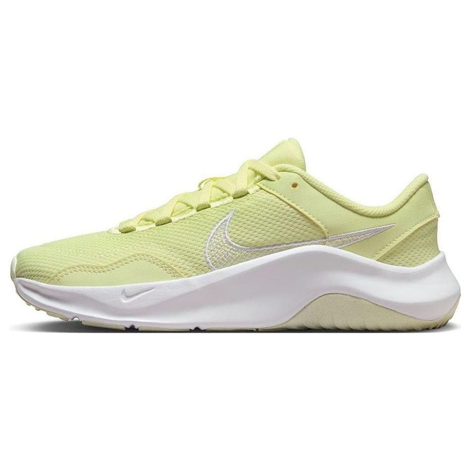Nike Legend Essential 3 Logo Cushioning Durable Low-Top Running Shoes Women Sneaker Yellow DM1119-301