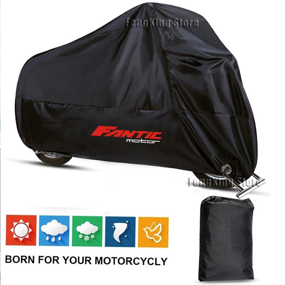 

For FANTIC XEF RALLY FACTORY/XE125 XEF250 XMF Motorcycle Cover Waterproof Outdoor Motorbike Rain Dustproof Snow Sun UV Protector M for 160cm чёрный