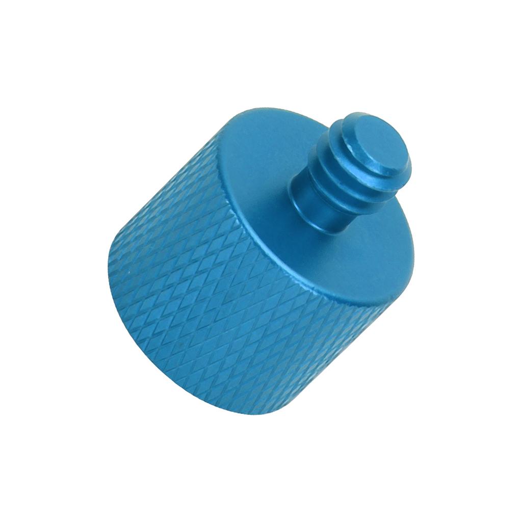 Screw Converter 3 8in Female To 1 4in Male Thread Adapter for Tripod Monopod Camera Photo