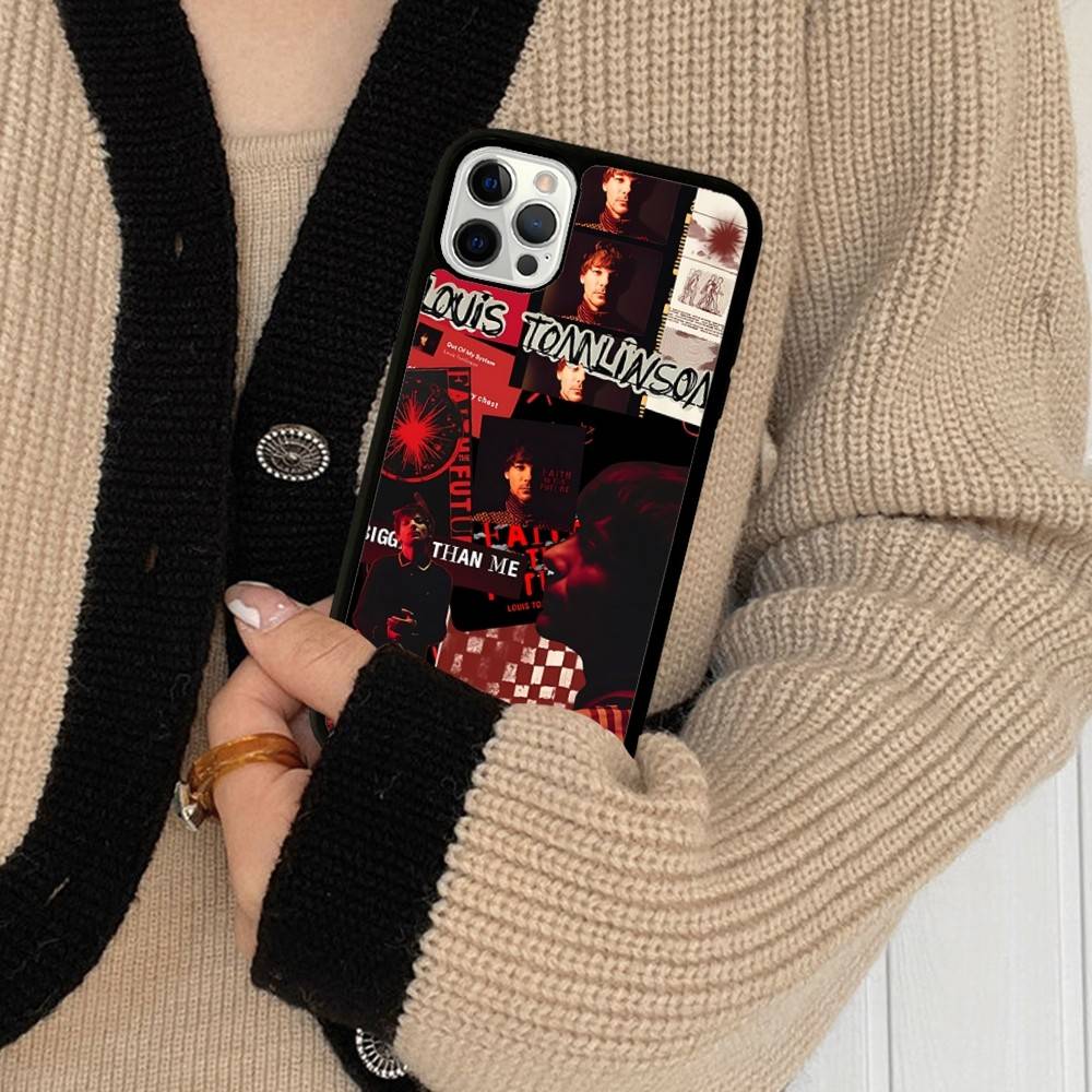 

L-Luis M-Miguel Singer PC+TPU Phone Case For IPhone 17 16 15 14 13 12 11 Pro Max Plus Kawaii Cartoon Cover iPhone 13pro max