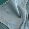 1 Pc Low Waist Sexy Lace Triangle Briefs Silky Smooth and High Elasticity Silk Home Underwear Briefs
