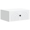 Wall Mounted Nightstand Set 2 pcs White 49 x 34.5 x 20 cm