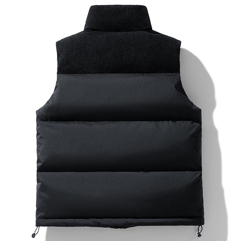 Coats Men's Loose Casual Jacket Sleeveless Zipper Vests Clothes Men Vest Autumn Jackets Thick Vests Male Cotton-Padded Vest