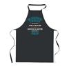 Kitchen Apron - A Formidable Interior Designer - Black - Breton Print - Durable Cotton