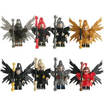 Poupée Blocs de Construction Voyage vers l'Ouest Wukong Blocs de Construction Ailes Cool Assemblage Puzzle