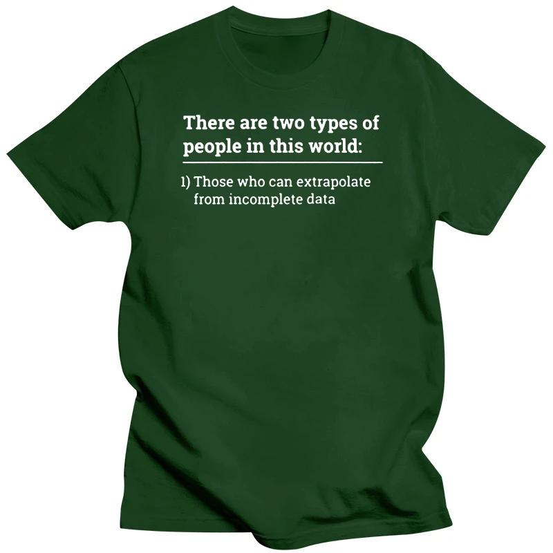 Two Types of People Can Extrapolate Incomplete Data Tshirt T Shirt Data Science Statistics Tees