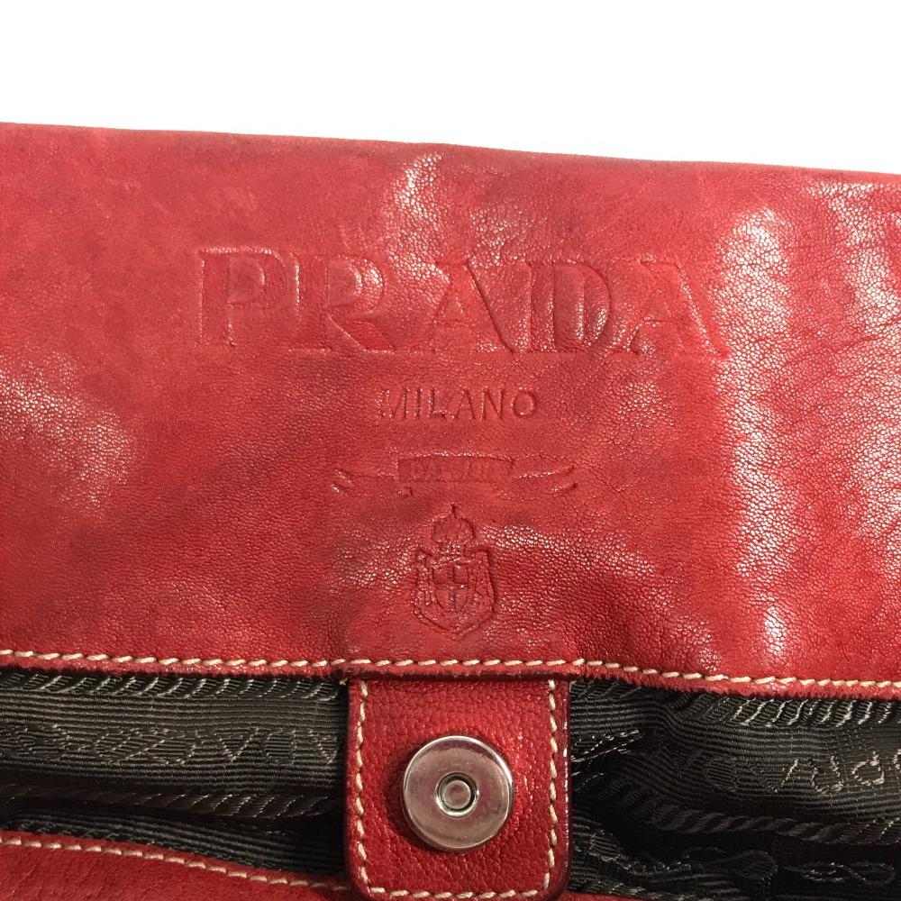 PRADA logo Shoulder Rope Canvas Tote Bag Hobo Bag Shoulder Bag