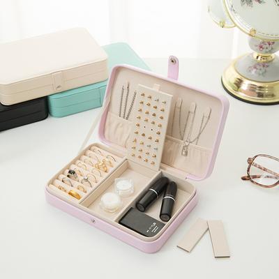 1 PC Jewelry Box Earrings Small Simple Earrings Earrings Ring Hand Jewelry Storage Box