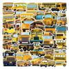 55 School Bus Cartoon Graffiti Stickers for Suitcases & Phones