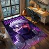 Kakashi Hatake Team 7 Sensei Portrait Rug Carpet Large Area Rug Non Slip Washable Floor Mat Gamer Room Bedroom Home Decor