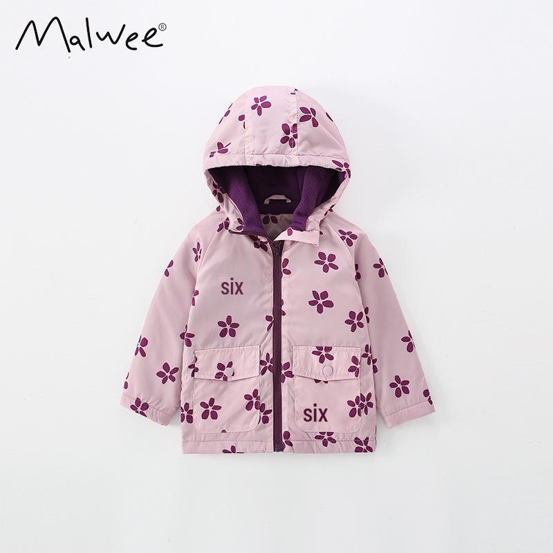 

Ветровка из бархата для девочек Malwee - модная куртка для детей на осень/зиму 130 cm