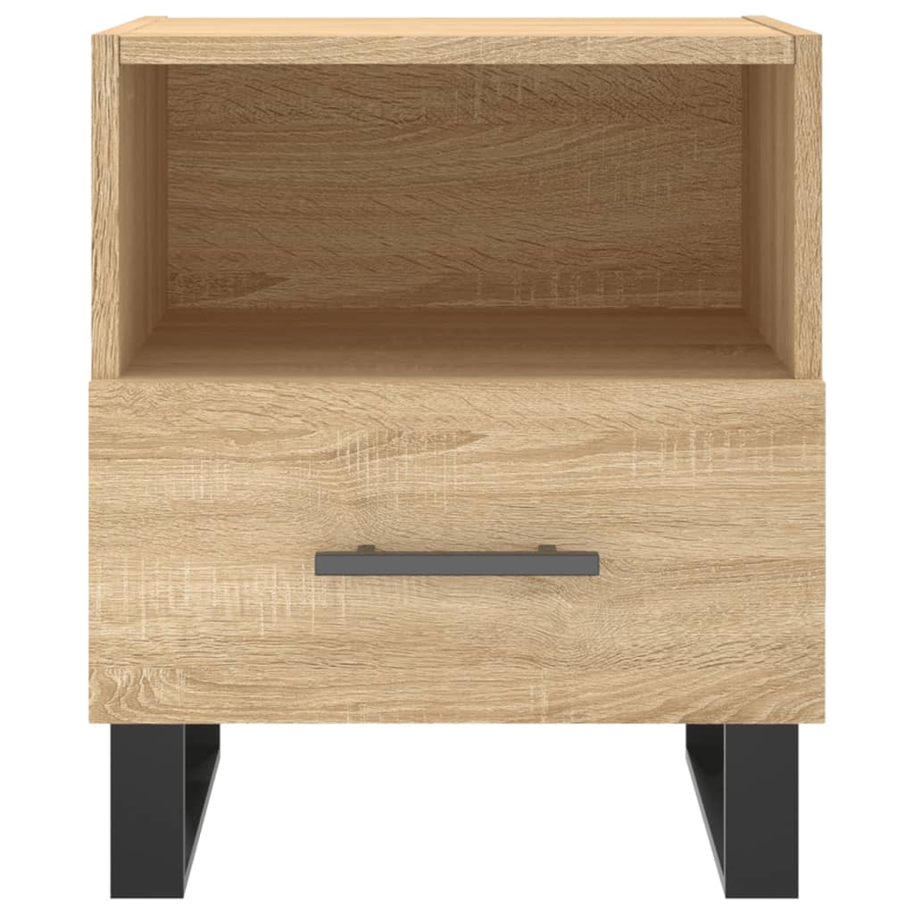 Szafka Nocna, Dąb Sonoma, 40X35X47,5 Cm Materiał Drewnopochodny
