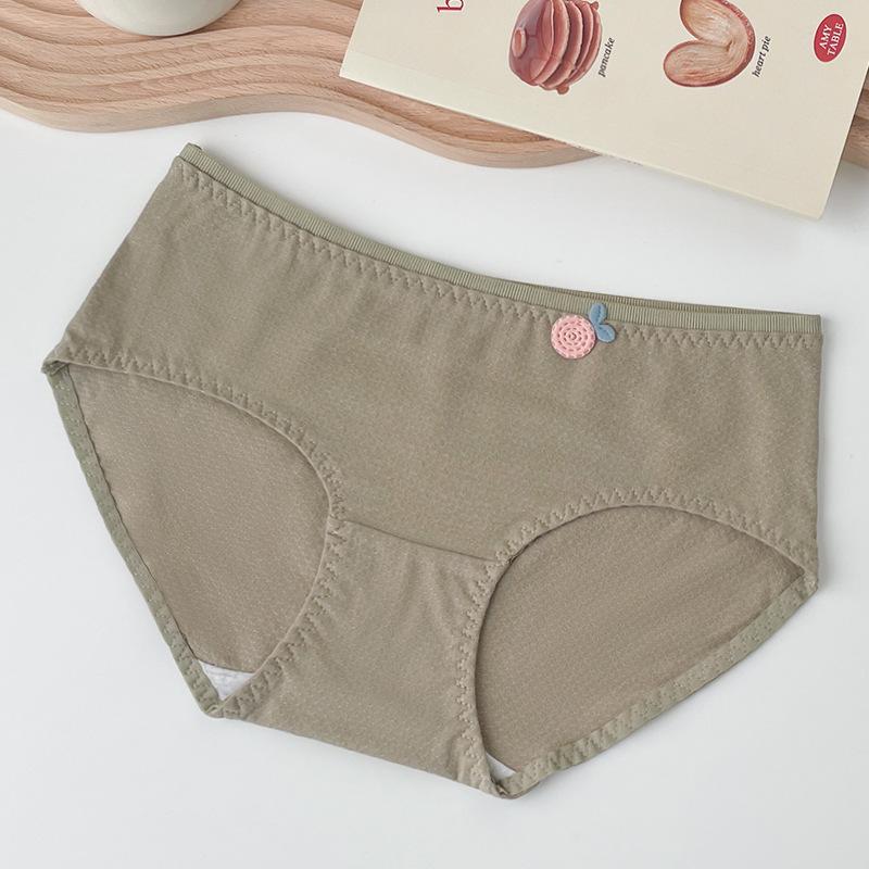 Briefs Mid-waist High Elastic Seamless Women's Underwear Women's Breathable Panties