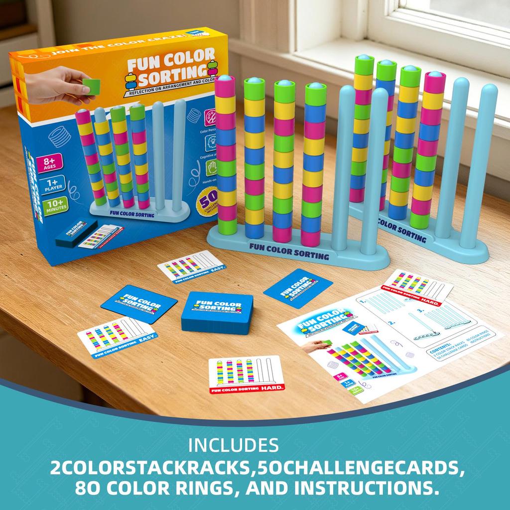 Children's Educational Stacking & Sorting Game – Fun Parent-Child Interaction