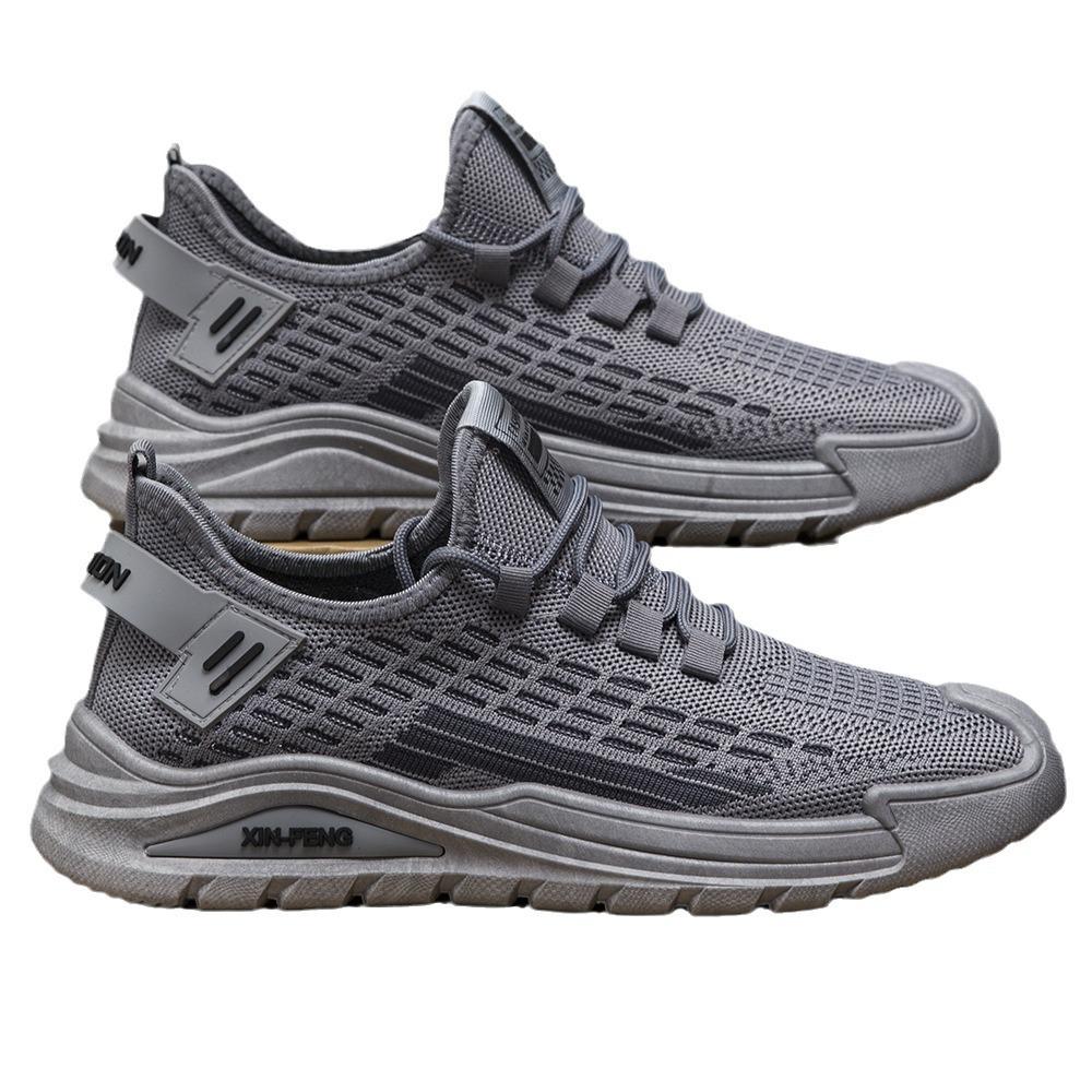 Fashion men's shoes 2024 spring and autumn new men's mesh lightweight breathable sports shoes breathable casual shoes