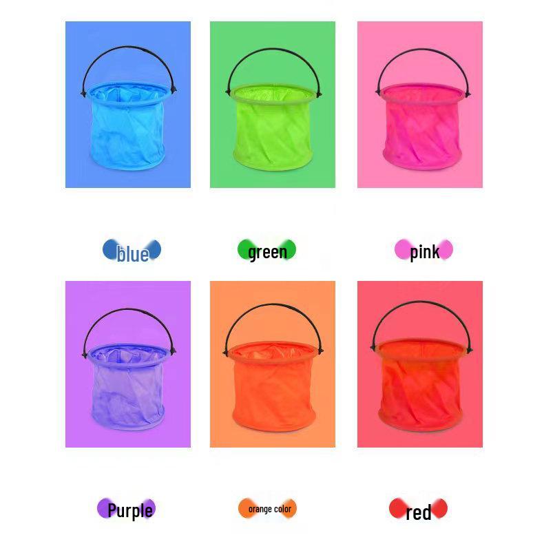 Kids' Telescopic Butterfly Net & Leakproof Folding Bucket Set for Beach and River Play