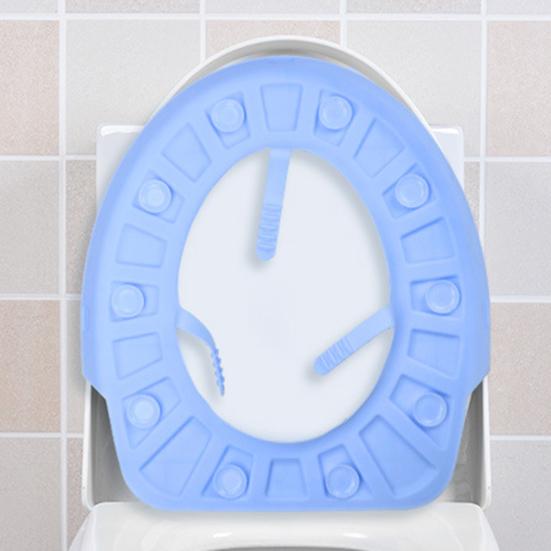 Silicone Toilet Seat Cover Reusable Waterproof Portable Keep Clean Safe In Public Toilets for Adults And Kids