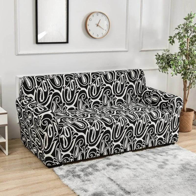 

1/2/3/4 Seater Floral Printed Stretch Sofa Covers Non-Slip Couch Slipcover for Bedroom Living Room Home Decor Housse De Canapé 1-seat (90-140cm)