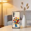 Minimal Bauhaus Pattern Phone Case For Samsung S25,S24,S21,S22,S23,S30,Ultra,S20,Plus,Fe,Lite,Note,10,Black Cover
