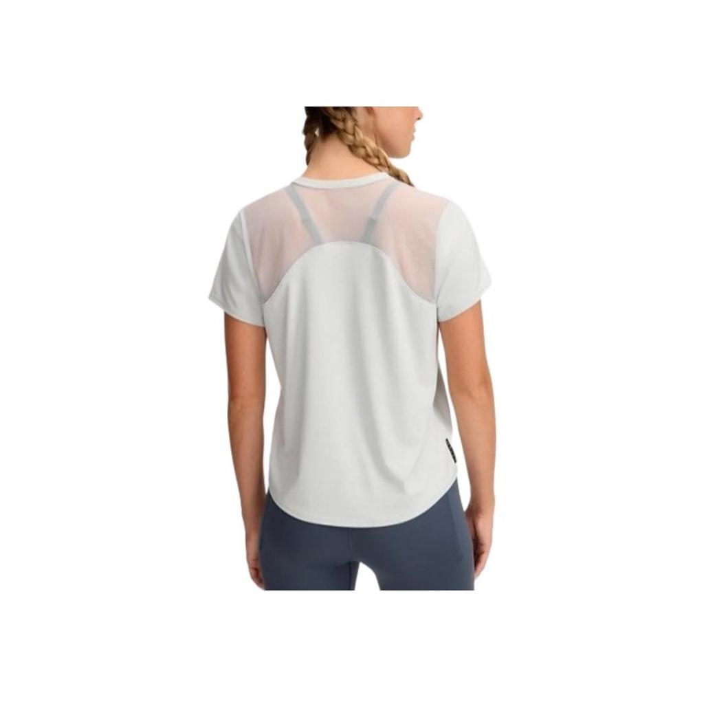 Under Armour Vanish Elite Rush Solid Color Casual Simple Breathable Short Sleeve T-Shirt Women Tops Hydrogen-Green 1389868-377