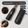 Nanqiao NQ-909 Automatic Wood Handle UV Folding Umbrella