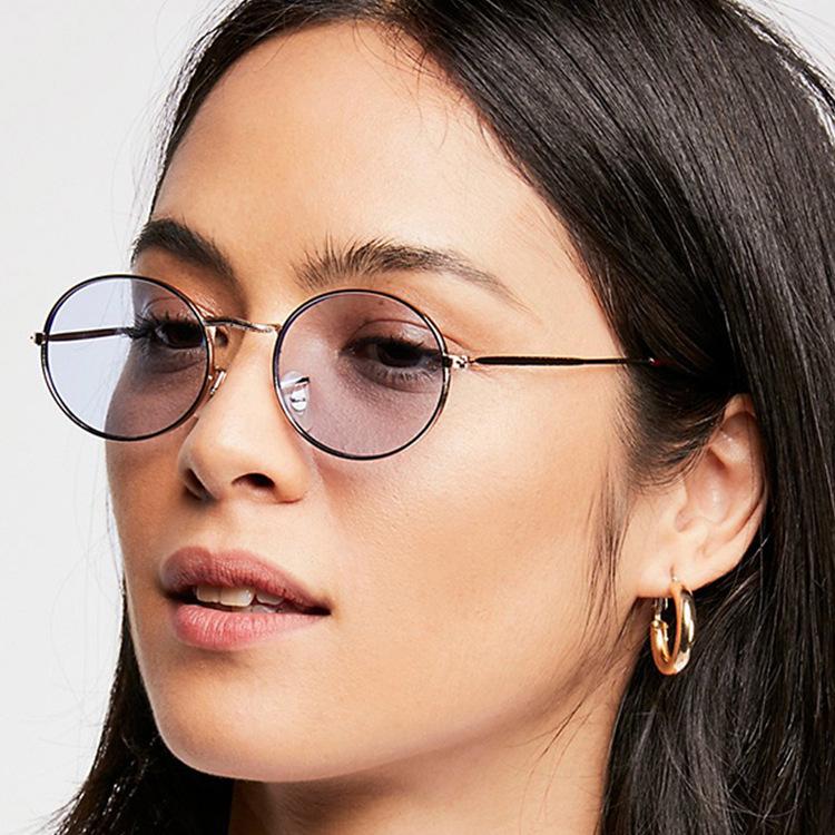 Retro European & American Oval Metal Sunglasses for Men & Women - Trendy Unisex Fashion Eyewear