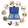 50Pcs Long Screwdriver Bits Set 49Pcs 75mm Cr V Screwdriver Bits + 1Pc Magnetic Bit Holder with Storage Box