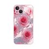 Beautiful Crystal Rose Mobile Phone Case iPhone16 High-value Glass Mobile Phone Case Apple 17promax Girls