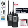 2PCS Baofeng BF 888S Walkie Talkie UHF BF888S Long Range Two Way Ham Portable Radio Transceiver for Hunting Hotel Receiver