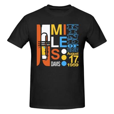 Camiseta Miles Davis Kind of Blue - Música Jazz - John Coltrane - Blue Note Vntg Harajuku Algodón Gráfico Moda Streetwear