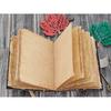 Handmade Leather journal antique deckle edge vintage paper traveling sketchbook