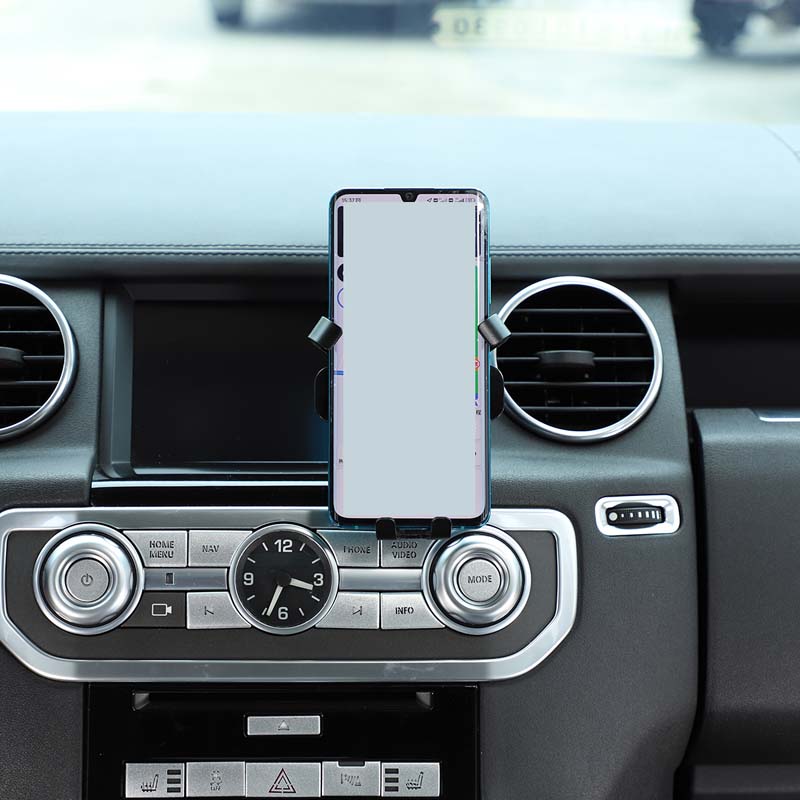 For Land Rover Discovery 4 LR4 2010-2016 Aluminum alloy base Car central control phone holder GPS navigation bracket accessories