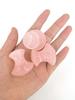 1 Pcs Natural pink crystal jade mushroom head massage powder stone eye facial part facial beauty energy stone