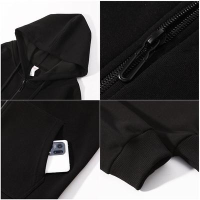 Warmer Kapuzenstrickjacke für Damen und Herren: Herbst- und Winter-Dicke Fleece-Freizeitjacke