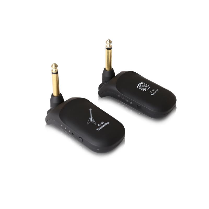 C-01 Wireless Guitar System Built In Channels Wireless Guitar Transmitter Receiver For Electric Guitar Bass Violin