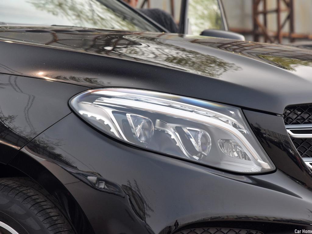 Mercedes-Benz GLE Headlight Shell for 2015-2019 Models: GLE300, GLE400, GLE450 - Black Rear Shell