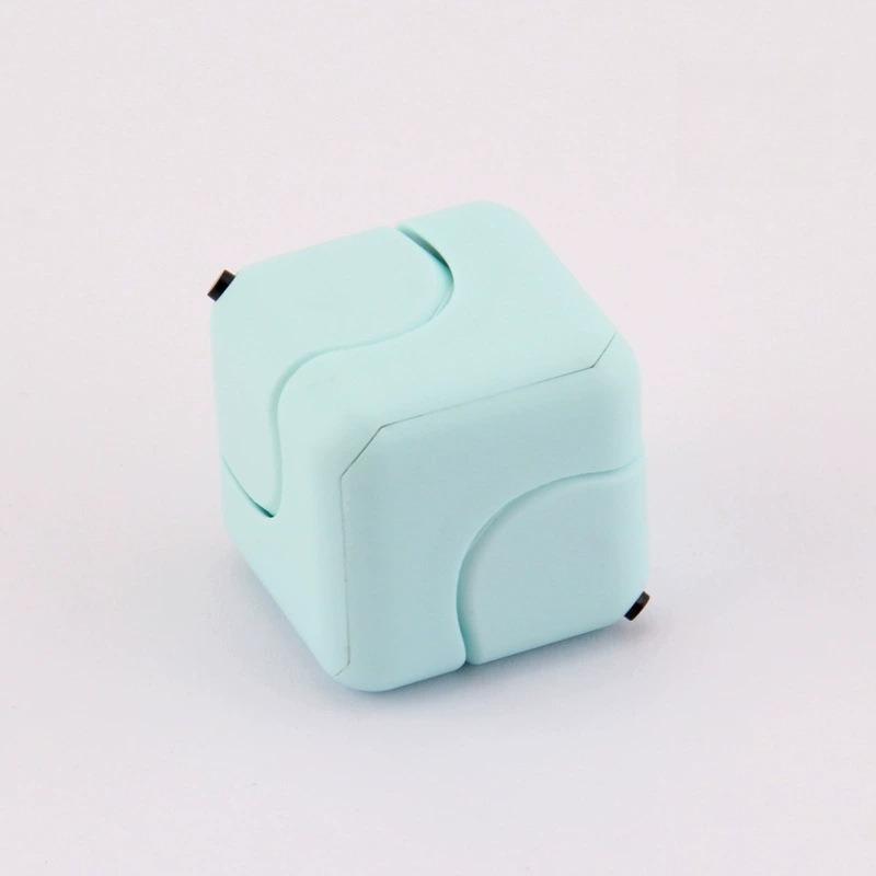 1Pc Fidget Spinner, Stress-Relieving Rubik's Cube, Educational Finger Toy, Square Whirlwind Dice