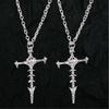 Unique Skull Bone Charm Necklace Stylish Unisex Accessory Alloy Collarbone Chain Jewelry For Daily Wear